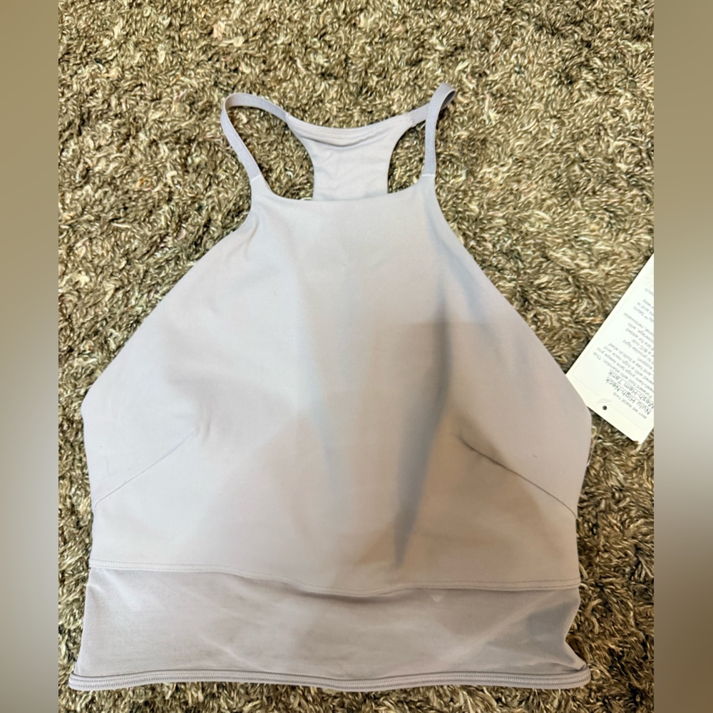 Lululemon Athletica Light Gray Tank XS B/C Cup